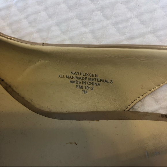 Nine West Size 7 Taupe Sling Back Peep Toe - Picture 5 of 5